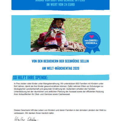 Geschenkzertifikat-Peru